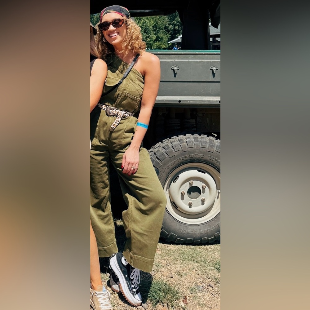 Pilcro One-Shoulder Utility Overalls
